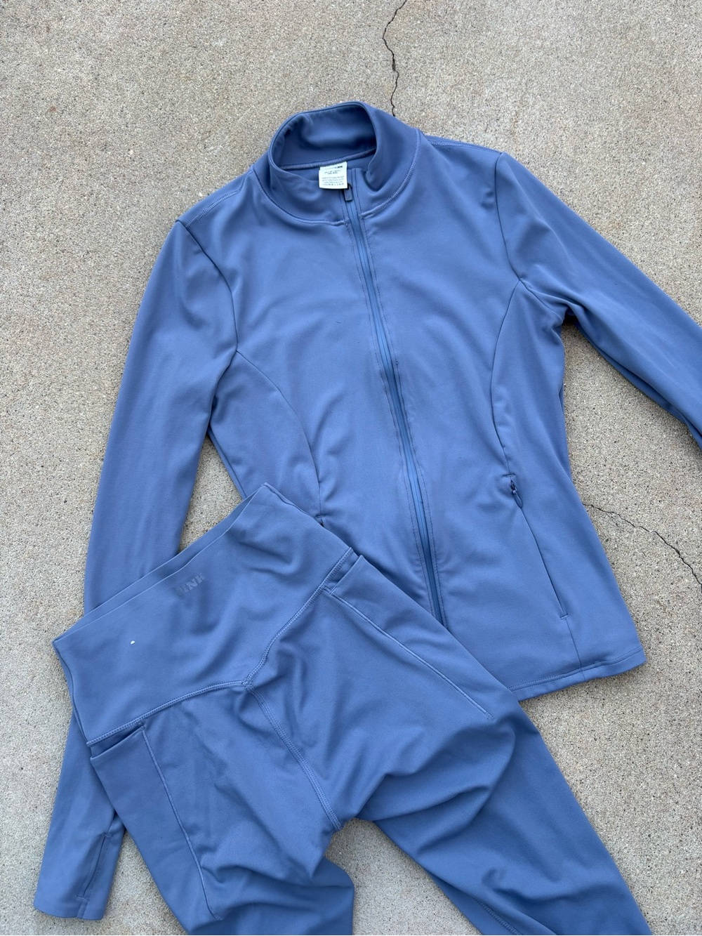 PINK Victoria's Secret Light Blue Activewear Set